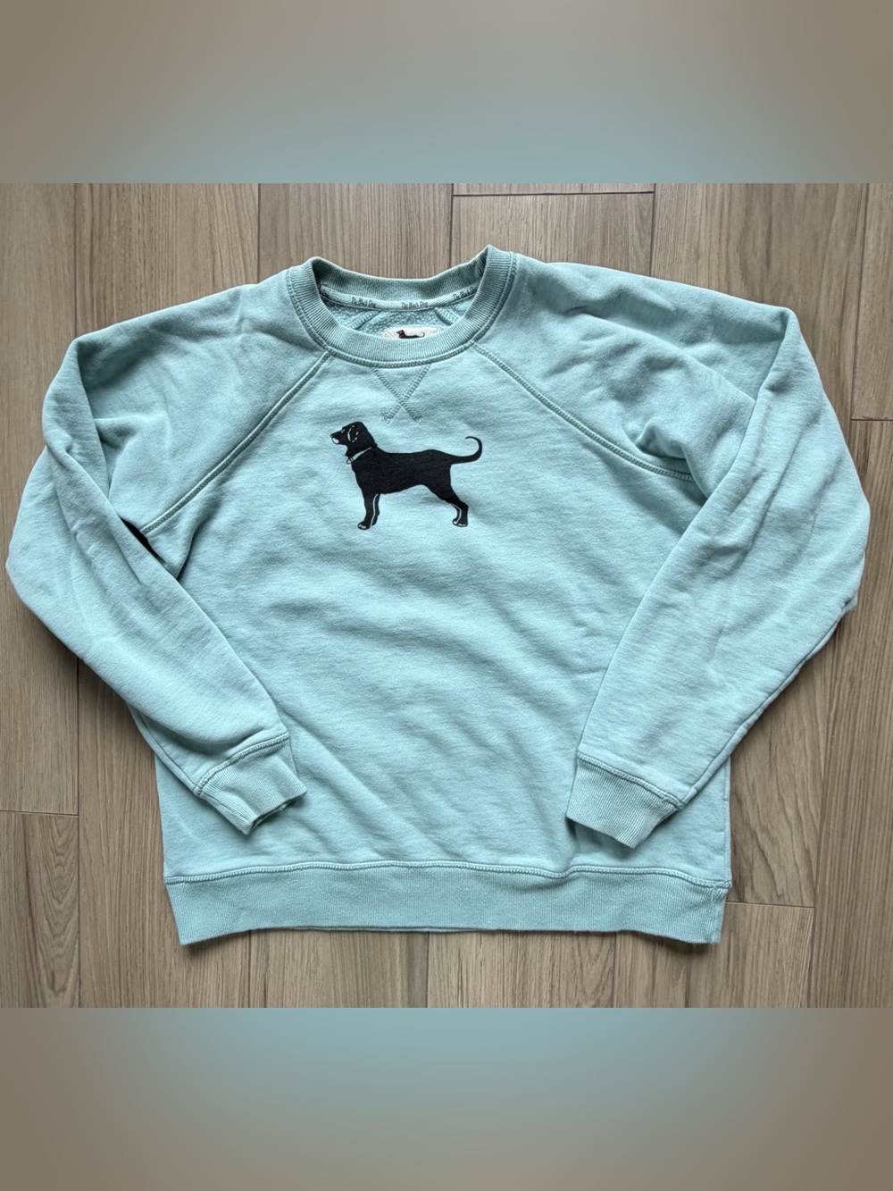The Black Dog Martha’s Vineyard Sweatshirt S Lt Blue Green Crew Embroidered Logo